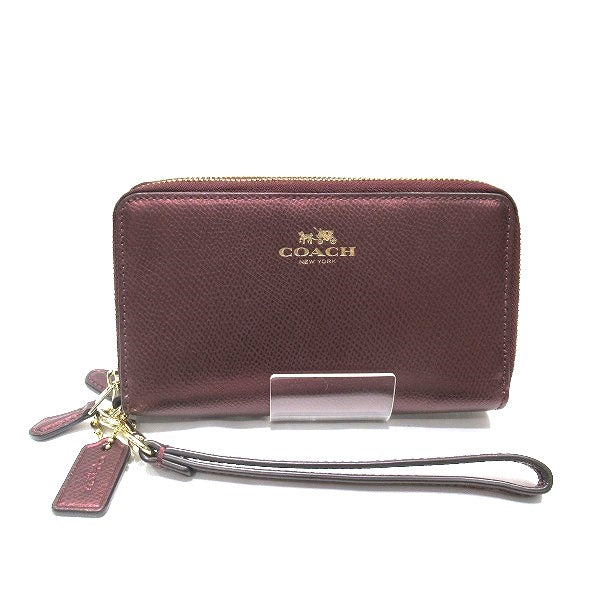 Coach Leather Long Wallet F53443