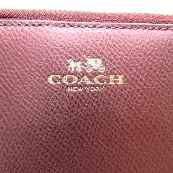 Coach Leather Long Wallet F53443 in Great Condition