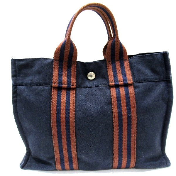 Hermes Canvas Fourre Tout PM Tote Bag in Good Condition