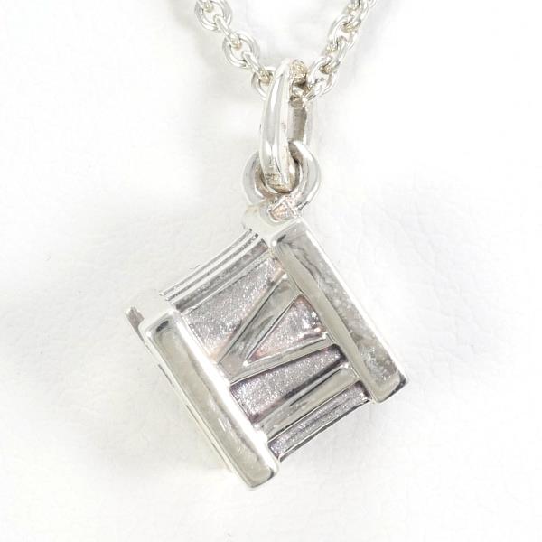 Tiffany & Co Atlas Cube Silver Necklace in Excellent Condition