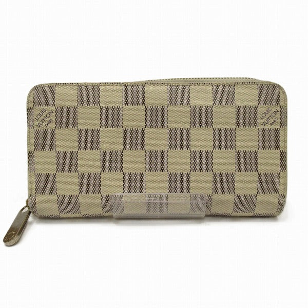 Louis Vuitton Damier Azur Zippy Wallet N41660 in Good Condition