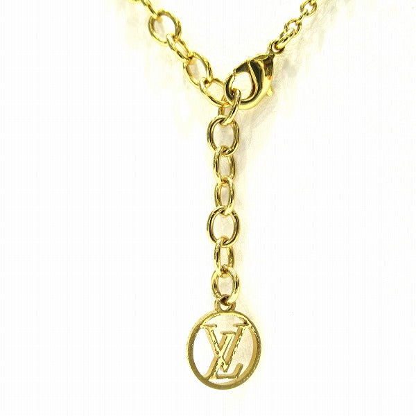 Louis Vuitton Essential V Necklace Gold M61083 in Good Condition