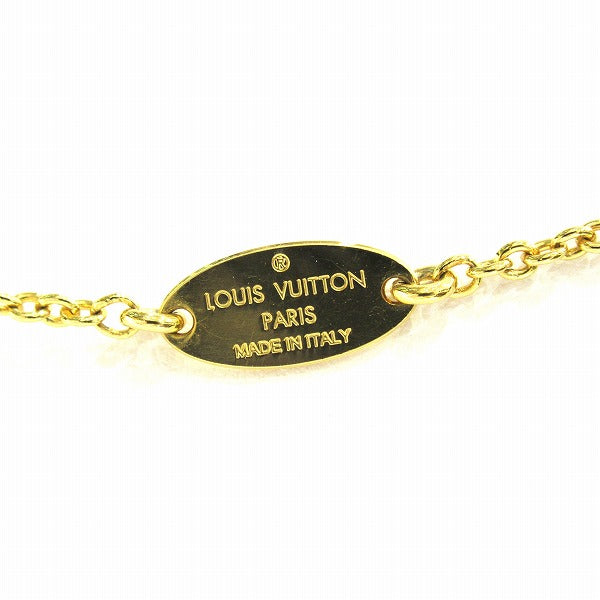 Louis Vuitton Essential V Necklace Gold M61083 in Good Condition