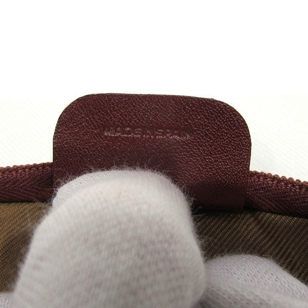 Cartier Must Line Bordeaux Suede Pouch in Good Condition