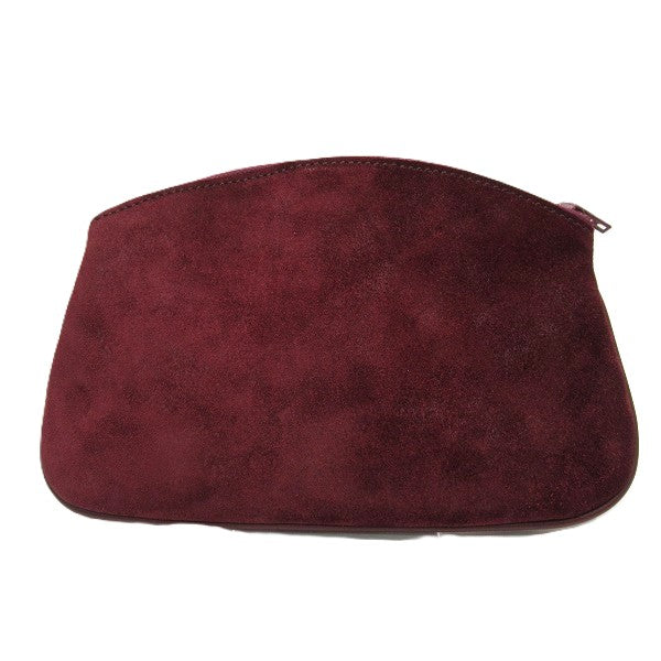 Cartier Bordeaux Suede Pouch in Great Condition