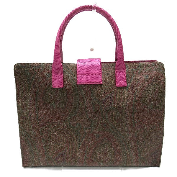 Etro Paisley Pink Handbag for Women in Good Condition