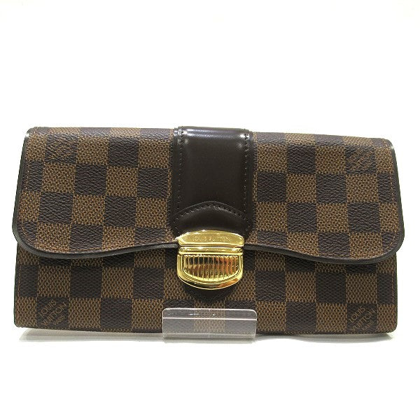 Louis Vuitton Damier Sistina Long Wallet N61747 in Good Condition