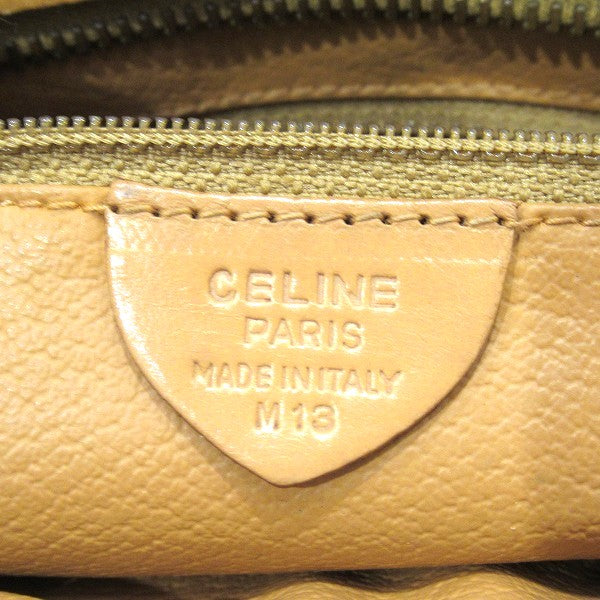 Celine Macadam Leather Shoulder Bag