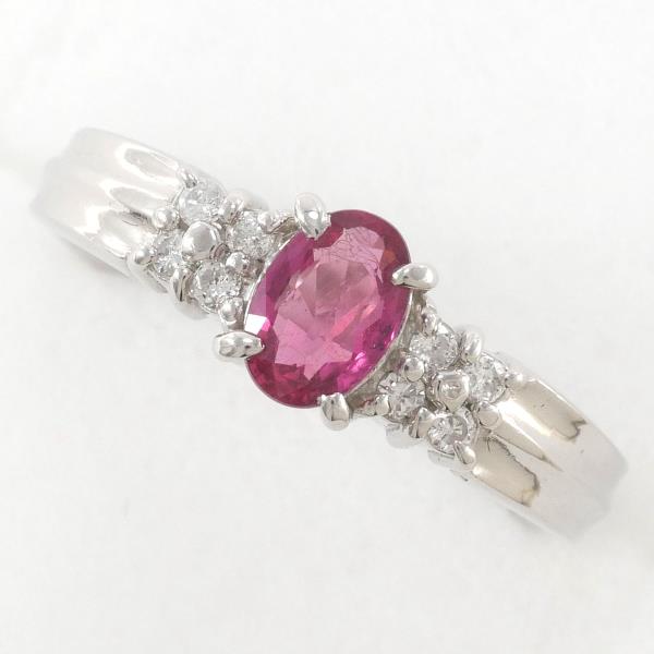 PT900 Platinum Ruby Ring in Excellent Condition