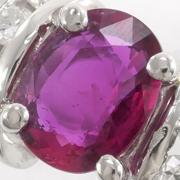 PT900 Platinum Ruby Ring 15