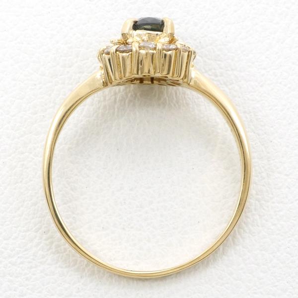 K18 Yellow Gold Sapphire Ring