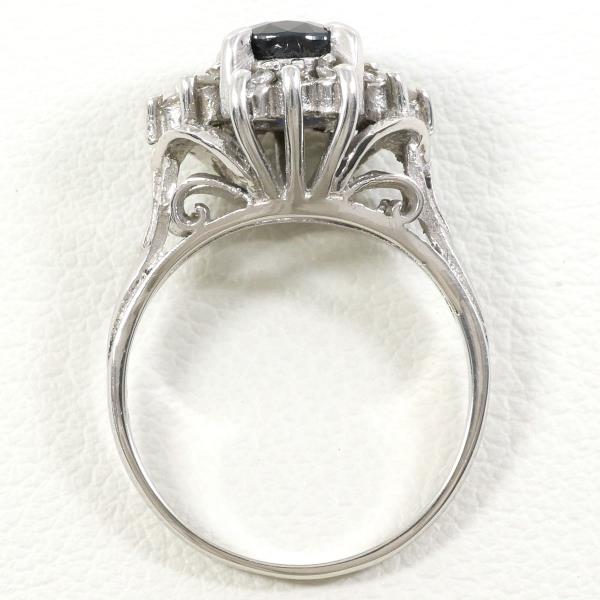 Platinum Sapphire Ring PT850 Size 10