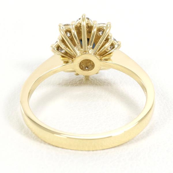 K18 Yellow Gold Sapphire Ring