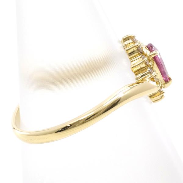 K18 Yellow Gold Ruby Ring 12