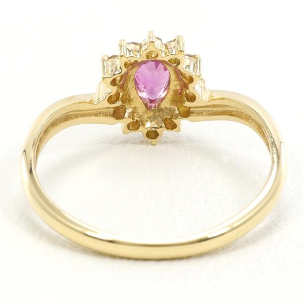 K18 Yellow Gold Ruby Ring 12