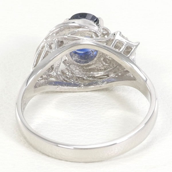 PT900 Platinum Sapphire Ring 13.5