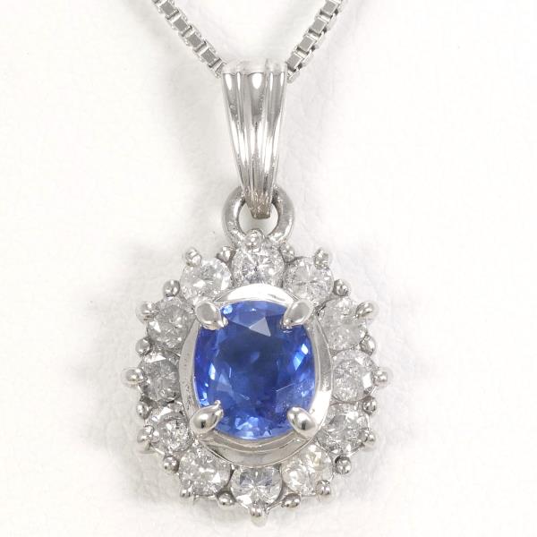 PT900 Platinum Sapphire Necklace