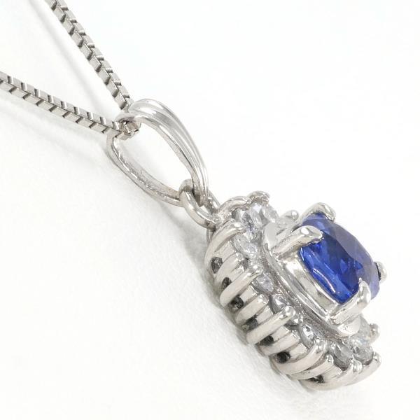 PT900 Platinum Sapphire Necklace