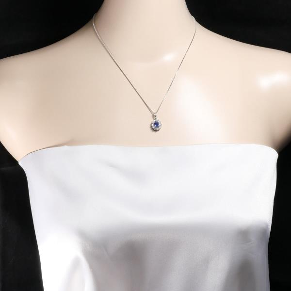 PT900 Platinum Sapphire Necklace