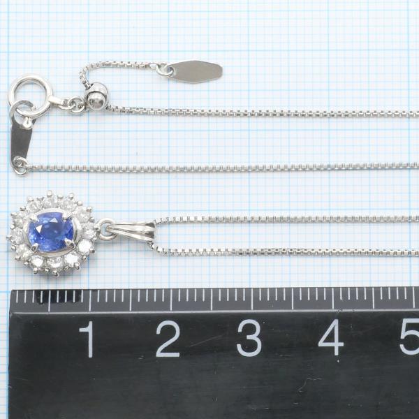 PT900 Platinum Sapphire Necklace