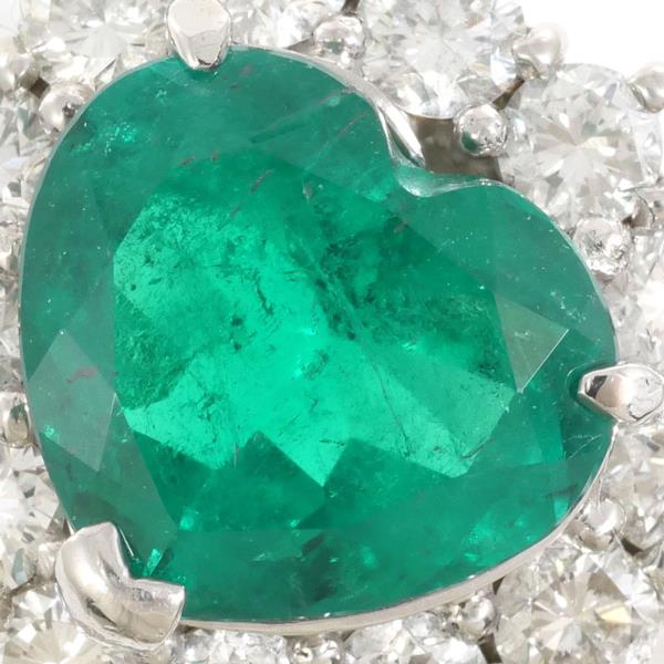 PT900 Platinum Emerald Ring in Excellent Condition