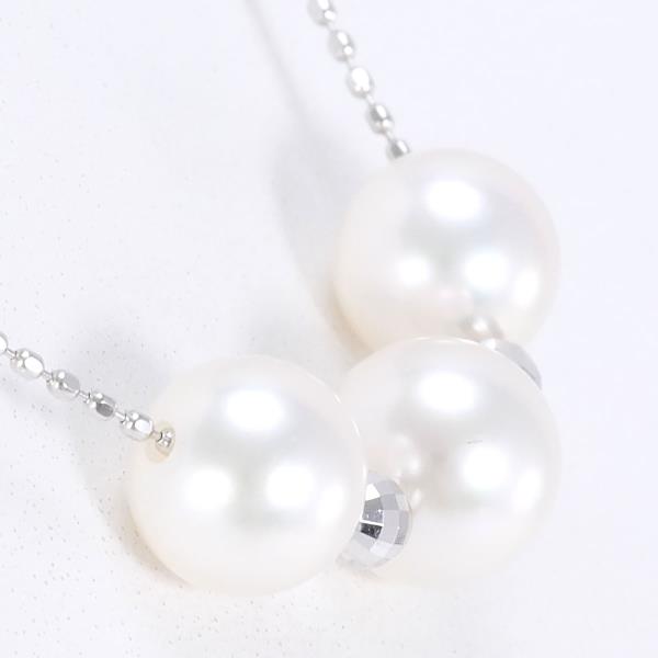 Women's K14 White Gold Pearl Necklace