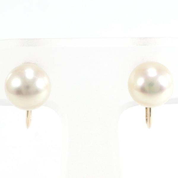 Ladies' K14 Yellow Gold & Pearl Earring, Total Weight around 3.1g in Excellent Condition