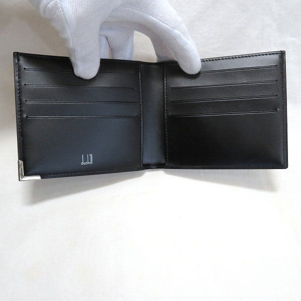 Dunhill Black Leather Bifold Wallet in Great Condition