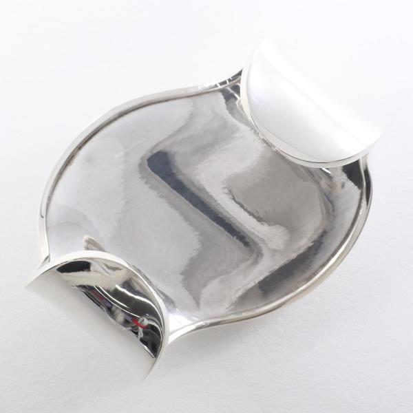 [LuxUness]  "Silver Alloy, Blue Chalcedony Bangle, approx Weight 69.3g, Women's Silver Jewelry" in Good condition
