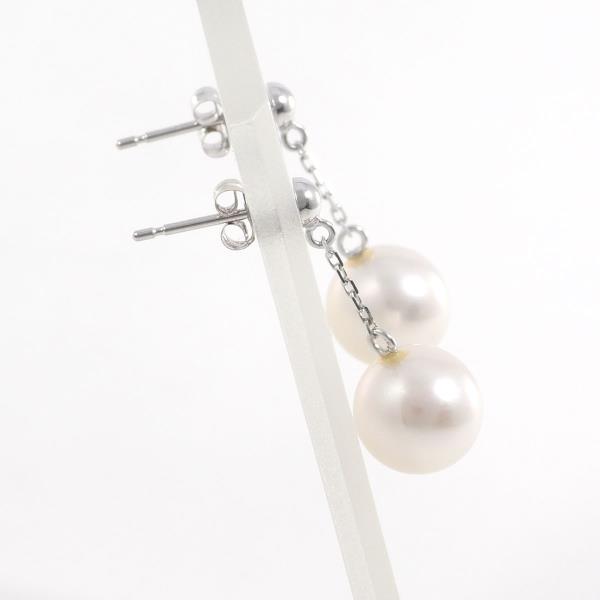 [LuxUness] 14k Gold Pearl Drop Earrings Metal Earrings in Excellent condition