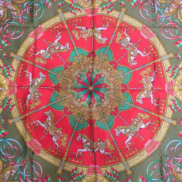 Hermes Silk Scarf 100% in Pristine Condition