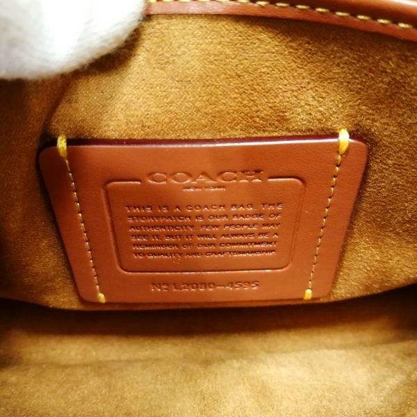 Coach Beat 4595 2WAY Leather Suede Shoulder Handbag in Good Condition