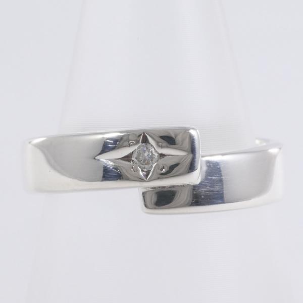 Take Up Silver Diamond Ring 8