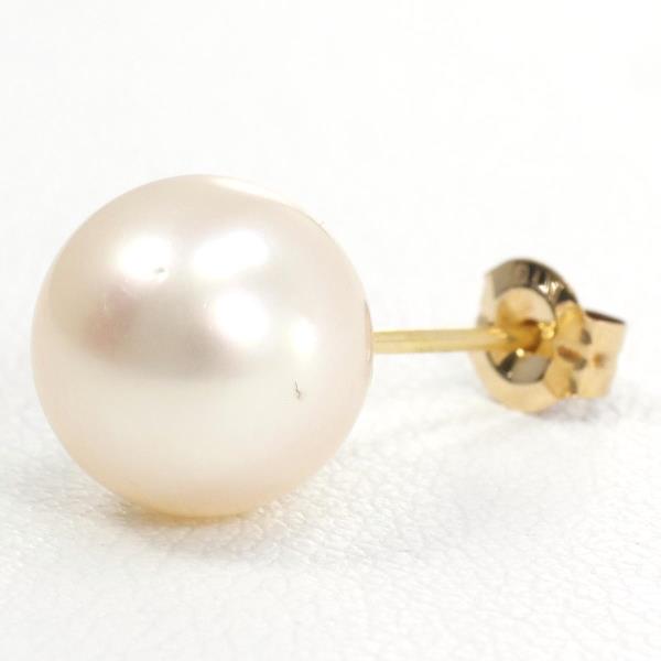 K18 Yellow Gold Pearl Earring in Excellent Condition