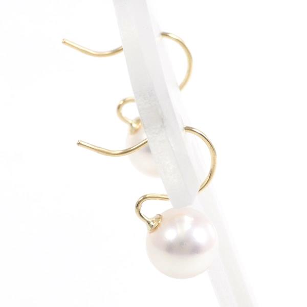 K18 Yellow Gold Pearl Earrings