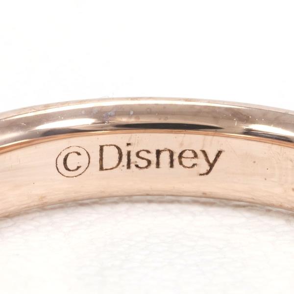 The Kiss Disney Silver PG Plated Ring with Diamond Zirconia, Size 10.5 in Excellent Condition