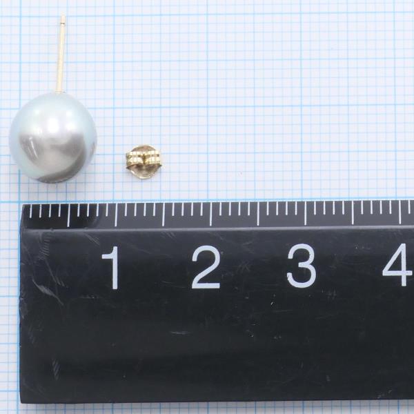 K18 Yellow Gold Pearl Earring in Excellent Condition