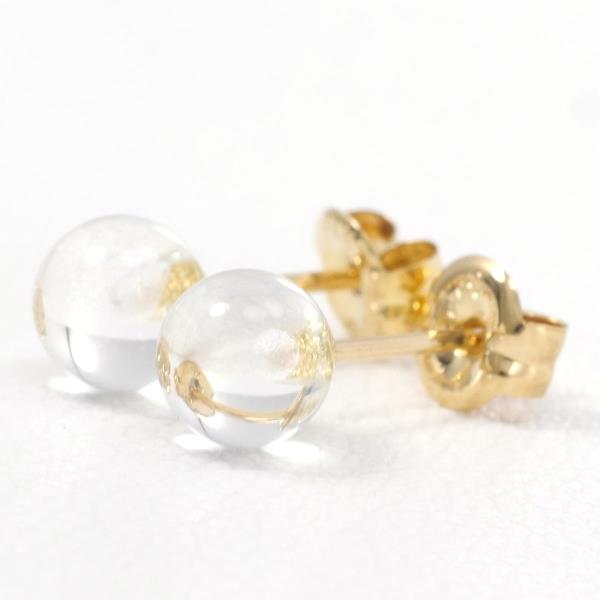 K18 Yellow Gold Quartz Earrings