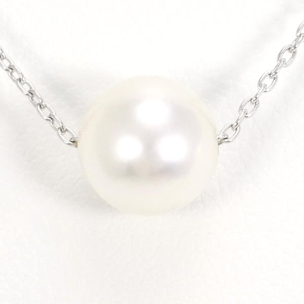 PT585 Platinum Pearl Necklace 1.7g 40cm in Excellent Condition