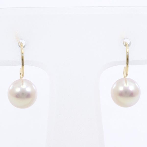 K18 Yellow Gold Pearl Earrings