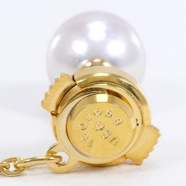 K18 Yellow Gold Pearl Pin Brooch