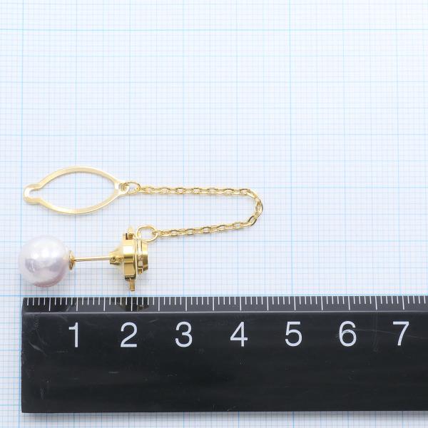 K18 Yellow Gold Pearl Pin Brooch