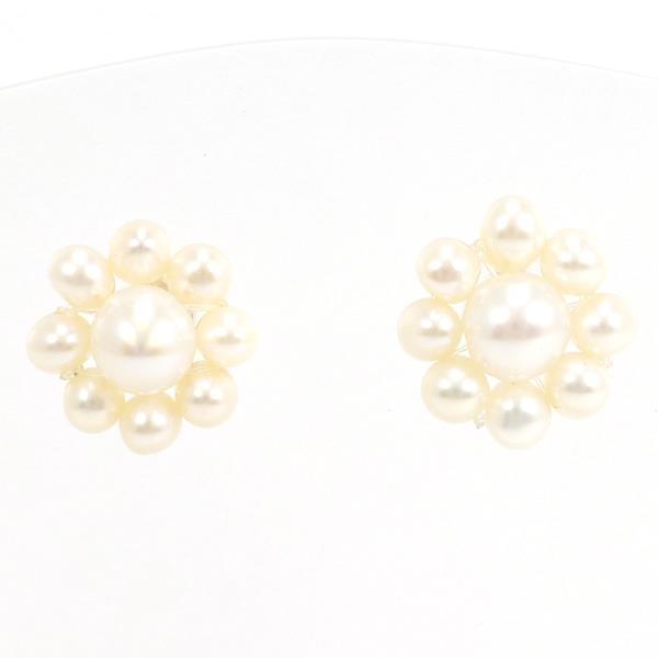 K18 Yellow Gold Pearl Earrings