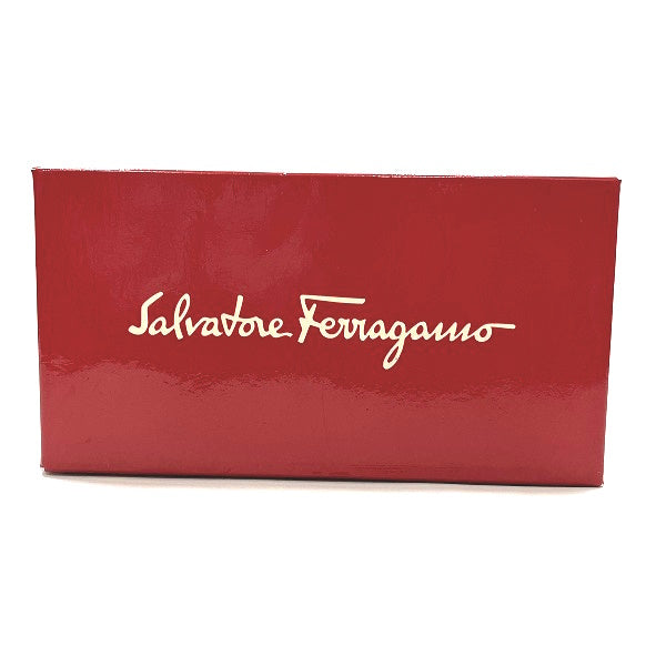 Salvatore Ferragamo Vara Leather Long Wallet 3059 in Good Condition