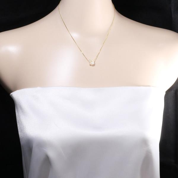 K18 Yellow Gold Pearl Necklace in Excellent Condition