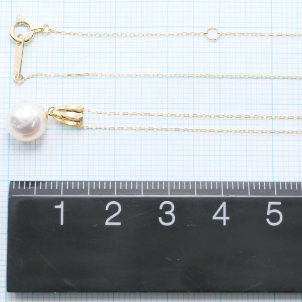 K18 Yellow Gold Pearl Necklace in Pristine Condition