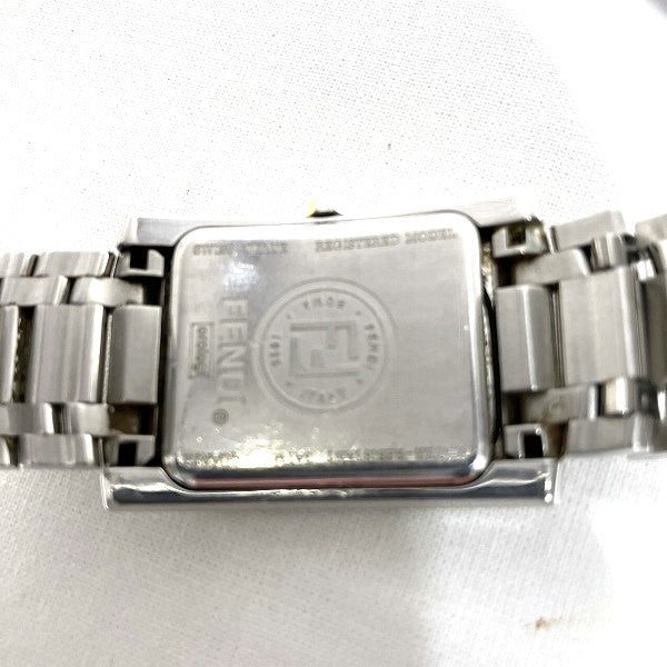 Fendi Stainless Steel Quartz Watch for Men 019-7000G-977 in Fair Condition