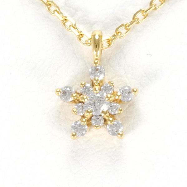 Silver YG Plated Zirconia Necklace