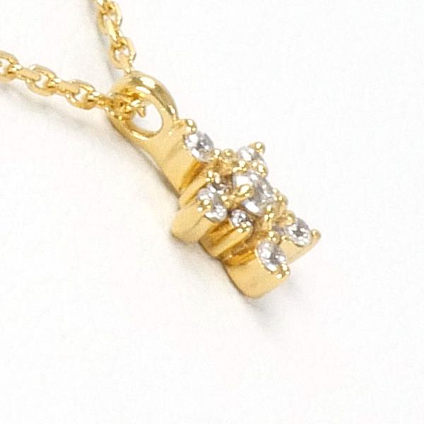 Silver YG Plated Zirconia Necklace