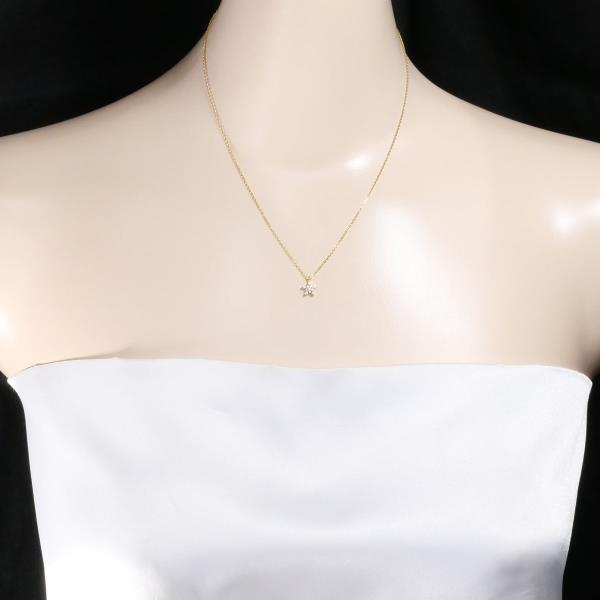 Silver YG Plated Zirconia Necklace